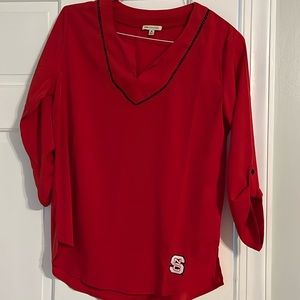 NC State blouse.